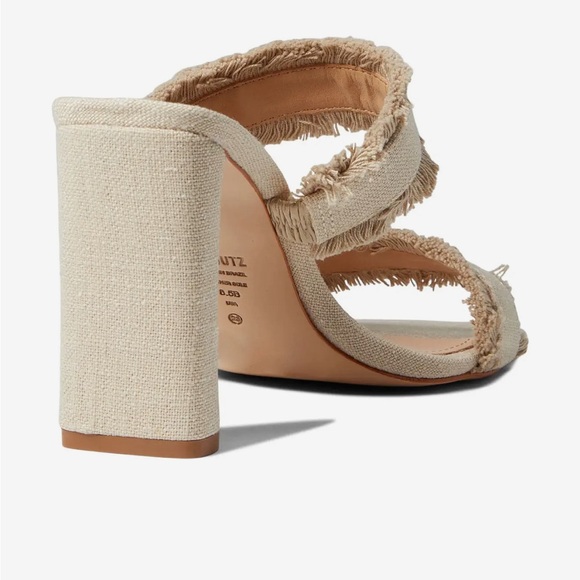 SCHUTZ $138 Shoes Women’s Amely Mid Block Heel  Sandals Size 9 New - Picture 3 of 7
